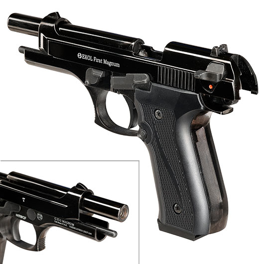 Ekol Firat Magnum Schreckschusspistole Kal. 9mm P.A.K. Vollmetall brniert Bild 8