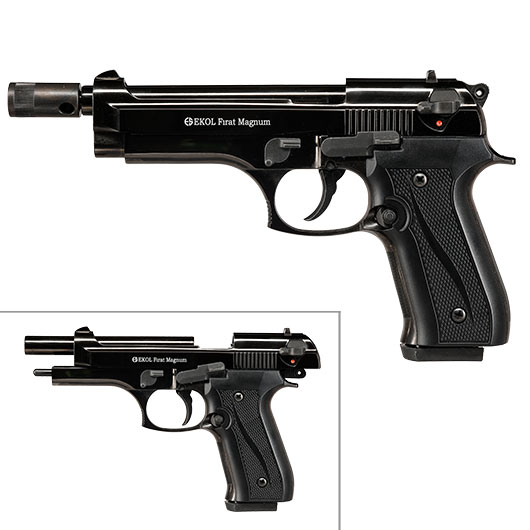 Ekol Firat Magnum Schreckschusspistole Kal. 9mm P.A.K. Vollmetall brniert Bild 9
