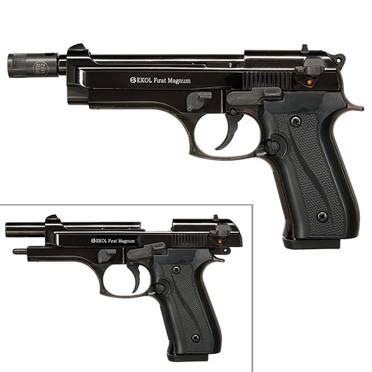 Ekol Firat Magnum Schreckschusspistole Kal. 9mm P.A.K. Vollmetall br�niert Bild 9