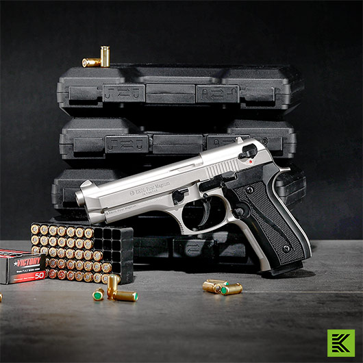 Ekol Firat Magnum Schreckschuss Pistole 9mm P.A.K. nickel Bild 1