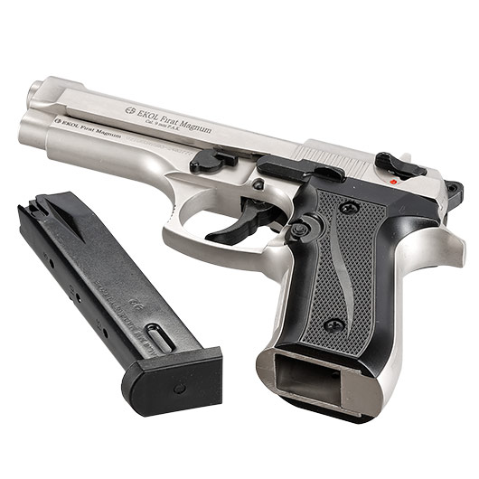 Ekol Firat Magnum Schreckschuss Pistole 9mm P.A.K. nickel Bild 6