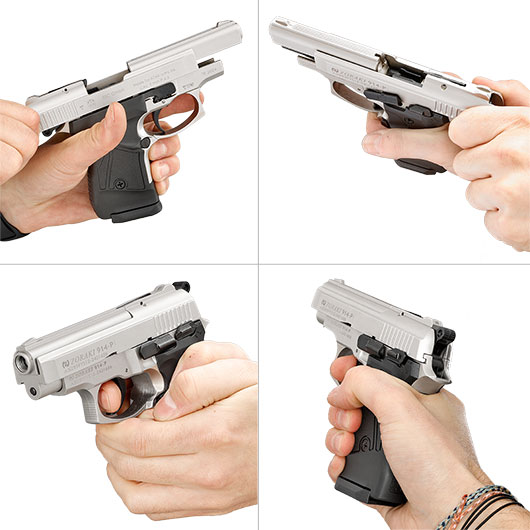 Zoraki 914 satina Schreckschuss Pistole 9mm P.A.K Bild 11