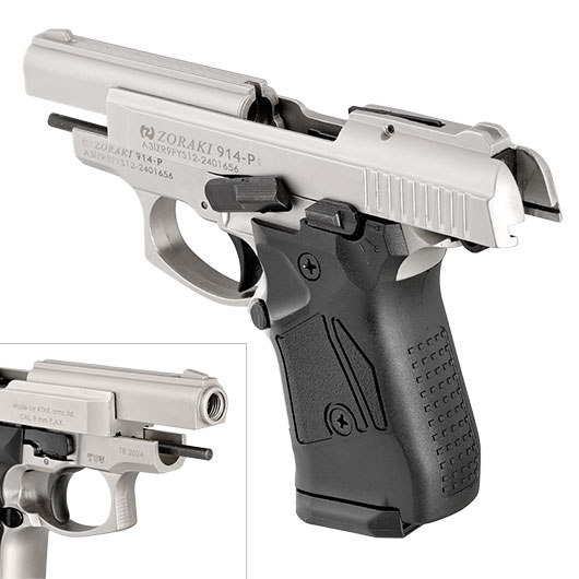 Zoraki 914 satina Schreckschuss Pistole 9mm P.A.K Bild 8