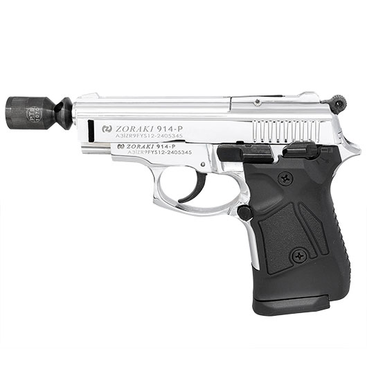 Zoraki 914 chrom Schreckschuss Pistole 9mm P.A.K. Bild 10