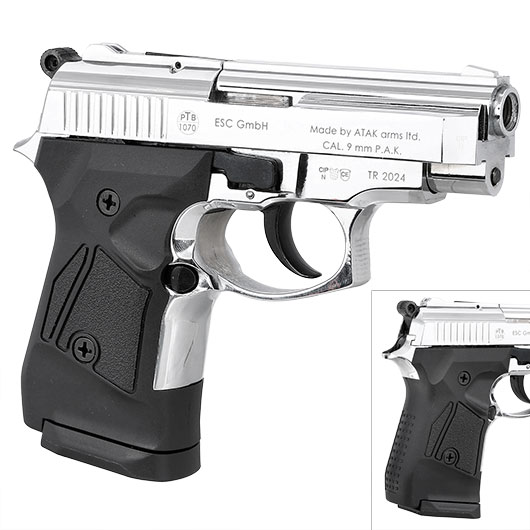 Zoraki 914 chrom Schreckschuss Pistole 9mm P.A.K. Bild 9