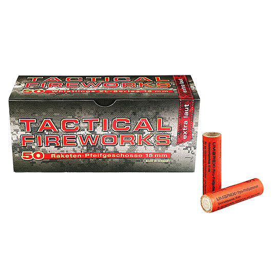 Pfeifpatronen Tactical Fireworks 50 Stck fr Schreckschusswaffen Bild 2