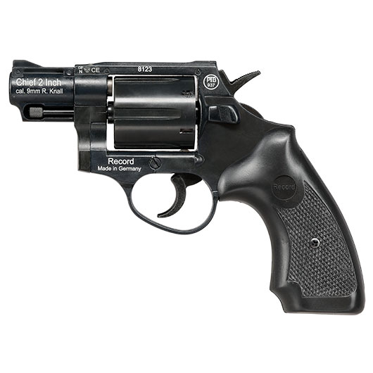 Record Chief 2 Zoll Schreckschuss Revolver Kal. 9 mm R.K. schwarz