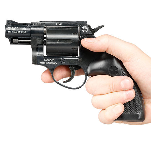 Record Chief 2 Zoll Schreckschuss Revolver Kal. 9 mm R.K. schwarz Bild 5