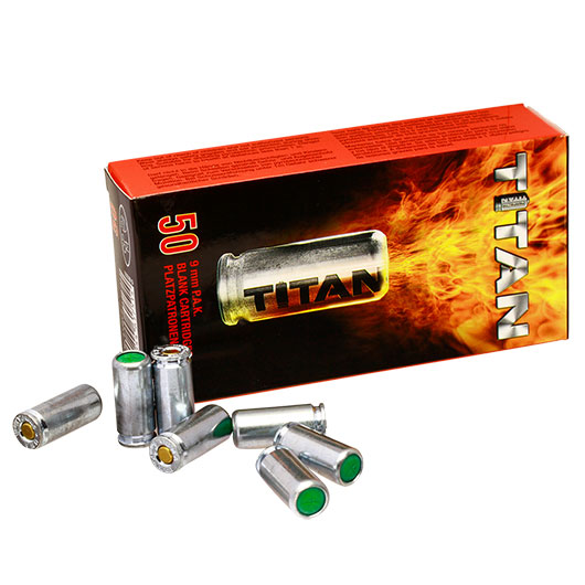 Perfecta Titan Knallpatronen 9mm P.A.K. 50 Stck
