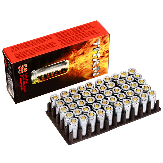 Perfecta Titan Knallpatronen 9mm P.A.K. 50 Stck Bild 7