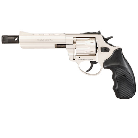 Ekol Viper 4,5 Zoll Schreckschuss Revolver vernickelt 9 mm R.K. Bild 9