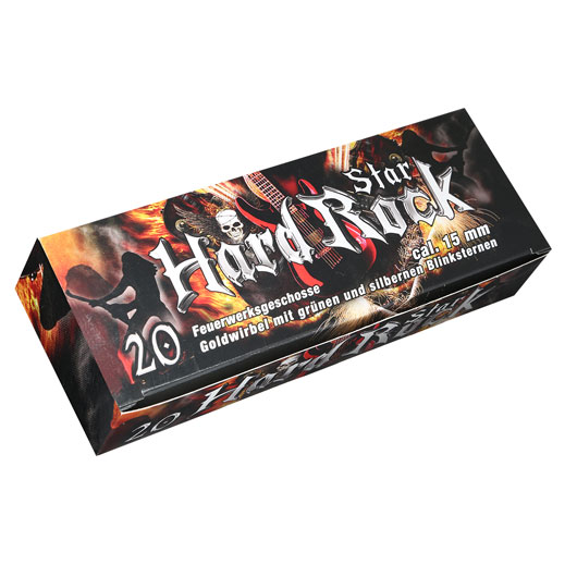 Hard Rock Star Feuerwerksterne Signaleffekte 20 Stck Bild 1