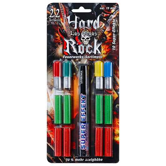 Hard Rock Las Vegas Feuerwerk Sortiment 22-teilig Bild 1