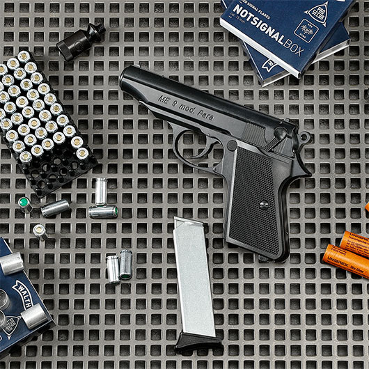 ME 9 Para Schreckschuss Pistole 9mm P.A.K. schwarz brniert Bild 1