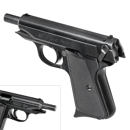 ME 9 Para Schreckschuss Pistole 9mm P.A.K. schwarz brniert Bild 8