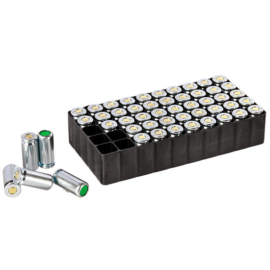 Pobjeda Knallpatronen V2 Nitro Power Silber 9mm P.A.K. 50 Stck Bild 6