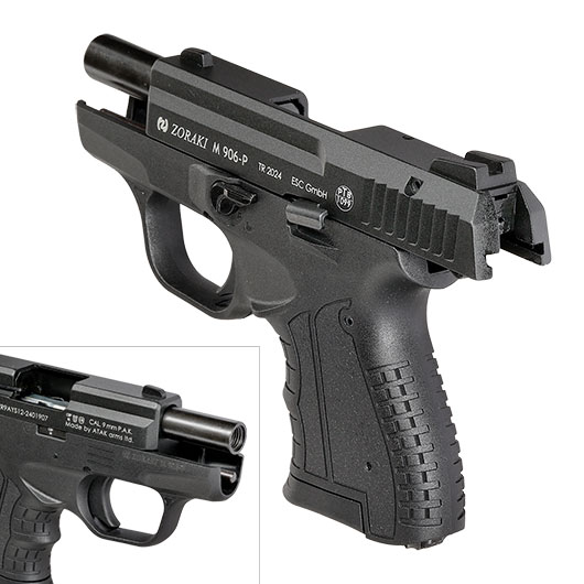 Zoraki 906 Schreckschusspistole 9mm P.A.K. brniert Bild 8