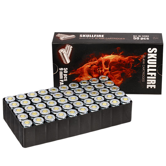 Pobjeda Skullfire Knallpatronen 9mm P.A.K. 50 Stck Bild 2