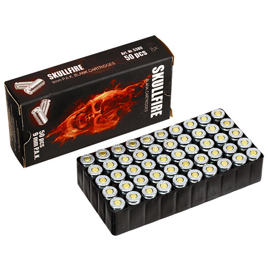 Pobjeda Skullfire Knallpatronen 9mm P.A.K. 50 Stck Bild 7