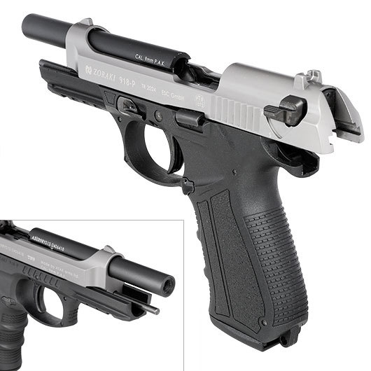 Zoraki 918 Schreckschuss-Pistole 9mm P.A.K. titan Bild 8