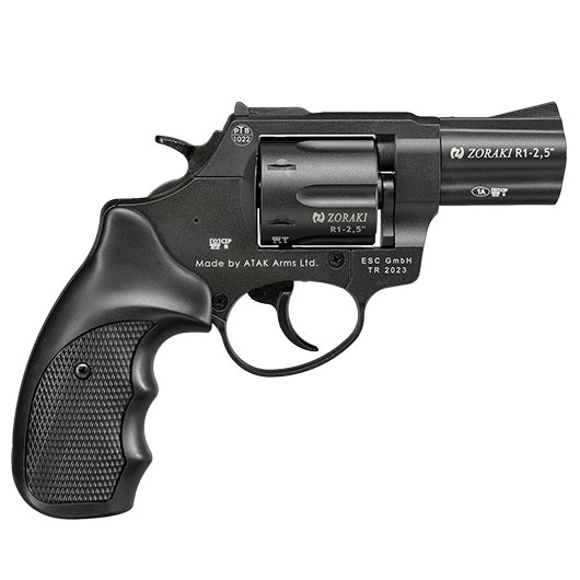Zoraki R1 2,5 Zoll Schreckschuss-Revolver Kal. 9mm R.K. brniert Bild 3