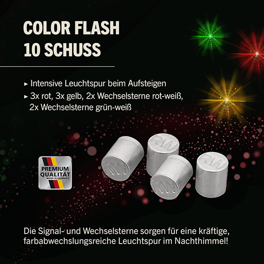 Color Flash Signalsterne 10-teilig Bild 1