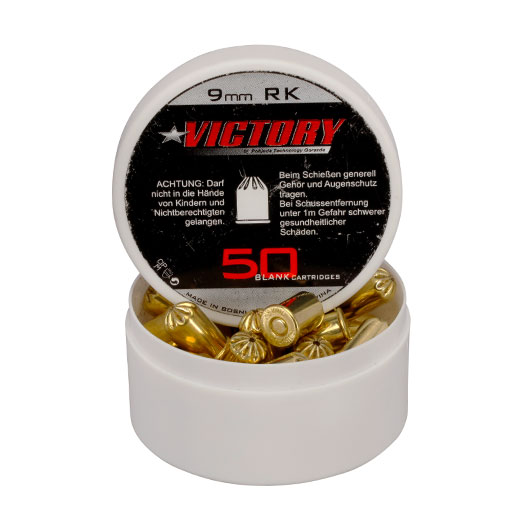 Victory Platzpatronen Kal. 9 mm R. K. 50 Stck fr Revolver