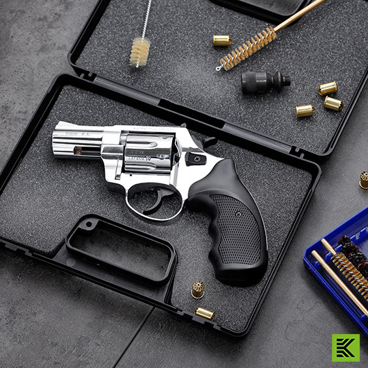 Zoraki R1 2,5 Zoll Schreckschuss-Revolver Kal. 9mm R.K. chrom Bild 1