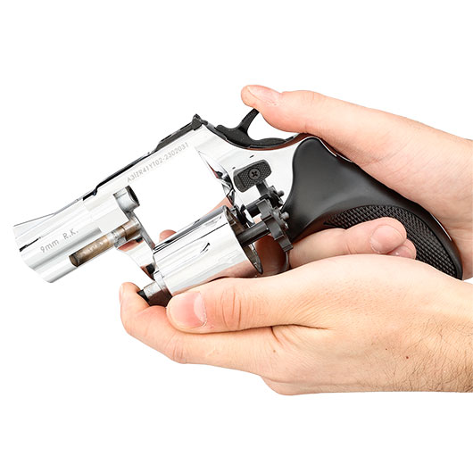 Zoraki R1 2,5 Zoll Schreckschuss-Revolver Kal. 9mm R.K. chrom Bild 6