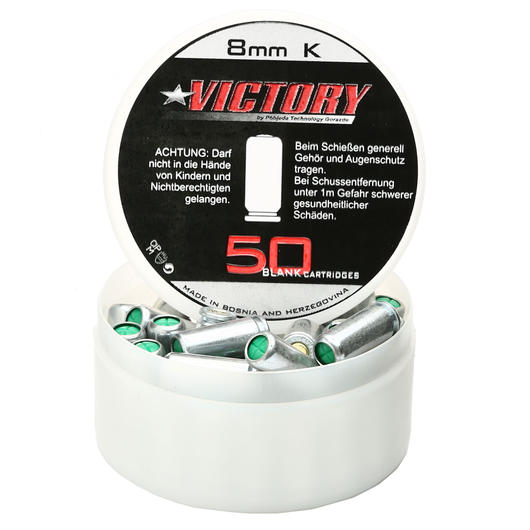 Victory Platzpatronen Kal. 8 mm P.A.K. 50 Stck
