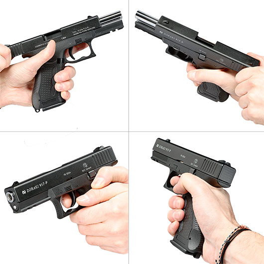Zoraki 917 Schreckschusspistole 9mm P.A.K. brniert-chrom Bild 11