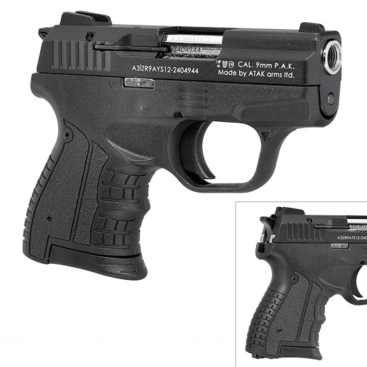 Zoraki Schreckschusspistole 906 9mm P.A.K. schwarz-chrom Bild 9
