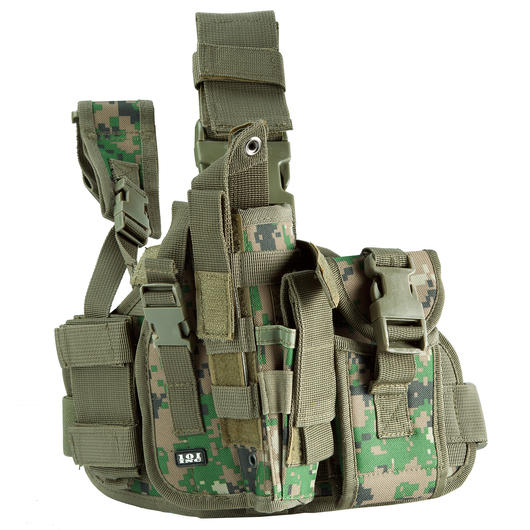 101 INC. Beinholster MOLLE rechts digital camo Bild 1