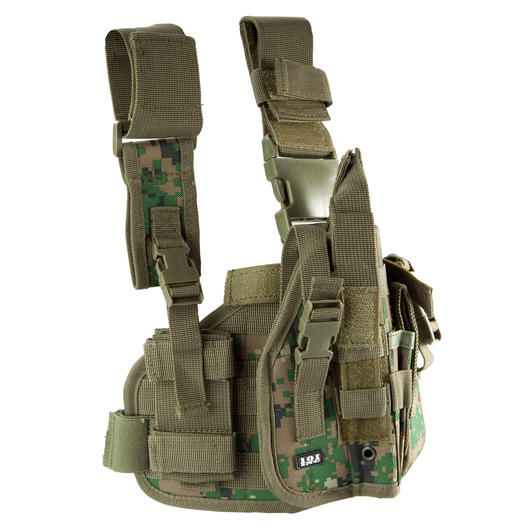 101 INC Beinholster MOLLE rechts digital camo Bild 3