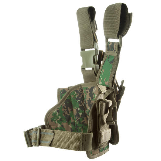 101 INC Beinholster MOLLE rechts digital camo Bild 4