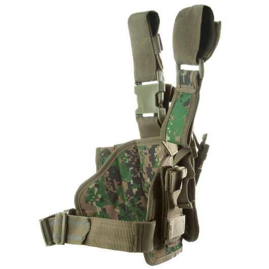 101 INC. Beinholster MOLLE rechts digital camo Bild 4