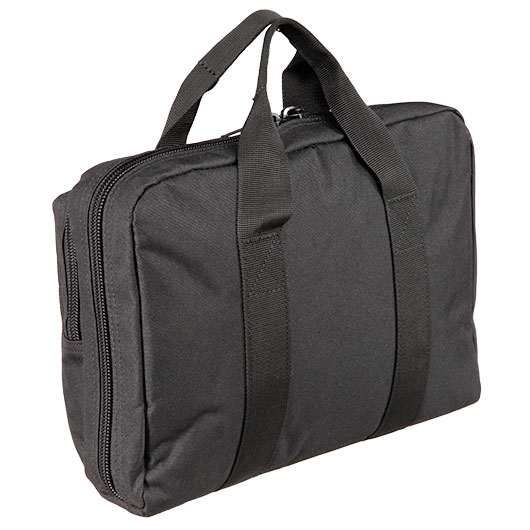 Coptex Doppel-Pistolentasche fr zwei Waffen mit Auentasche schwarz Bild 7