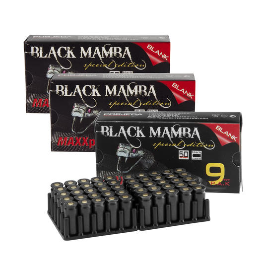 Sparset Black Mamba Platzpatronen 9mm P.A.K 150 Schuss
