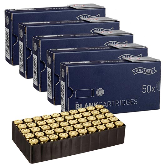 Sparset Walther Platzpatronen 9mm P.A.K. 250 Schuss