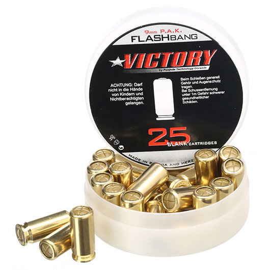 Platzpatronen Victory Flashbang 9mm P.A.K 25 Stck