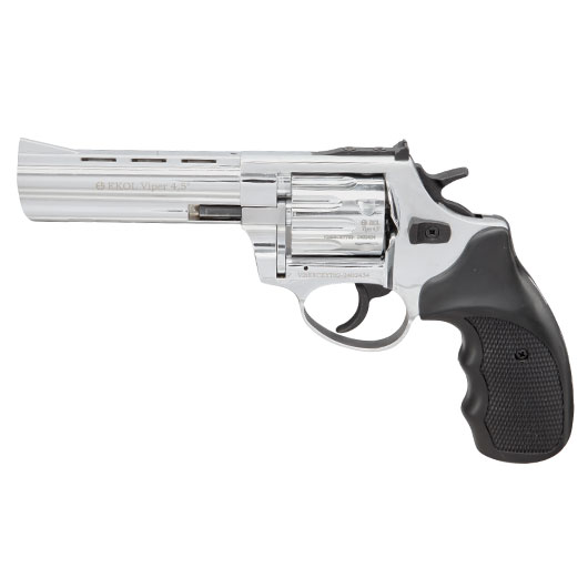 Ekol Schreckschuss Revolver Viper 4,5 Zoll chrom Kal. 9mm R.K.