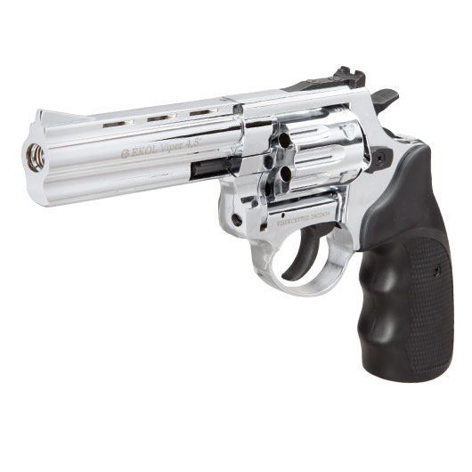 Ekol Schreckschuss Revolver Viper 4,5 Zoll chrom Kal. 9mm R.K. Bild 2