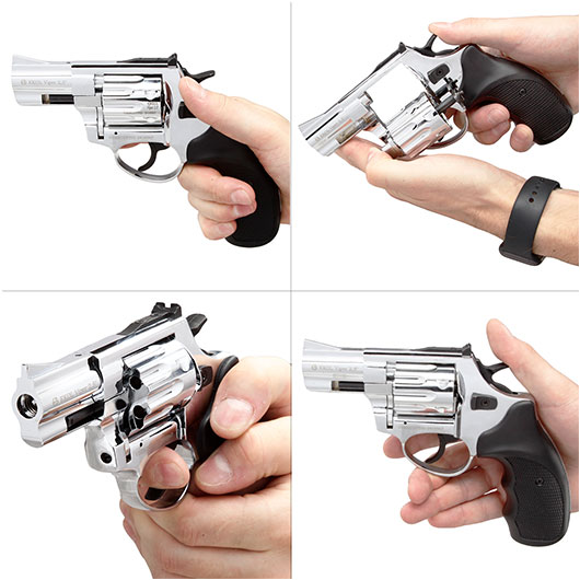 Ekol Viper Compact 2,5 Zoll Schreckschuss-Revolver 9mm R.K. chrom Bild 10
