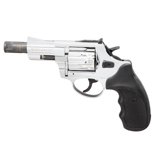 Ekol Viper Compact 2,5 Zoll Schreckschuss-Revolver 9mm R.K. chrom Bild 9