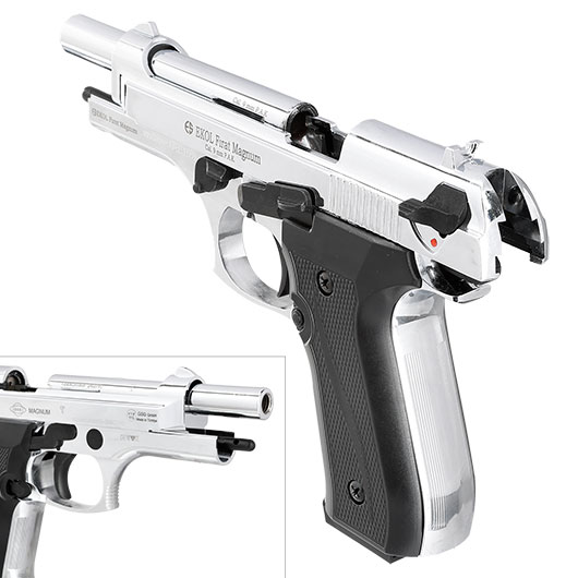 Ekol Firat Magnum Schreckschuss Pistole chrom Kal. 9mm P.A.K. Bild 8
