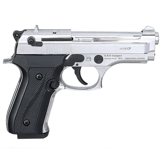 Ekol Firat Compact Schreckschuss Pistole Kal. 9 mm P.A.K. verchromt Bild 2