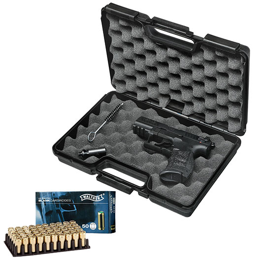Walther P22Q Schreckschuss Pistole 9mm P.A.K. brniert inkl. Walther Platzpatronen Bild 4
