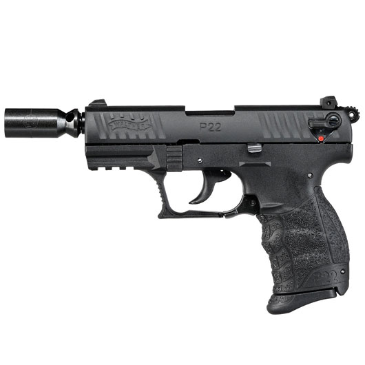 Walther P22Q Schreckschuss Pistole 9mm P.A.K. brniert inkl. Walther Platzpatronen Bild 10