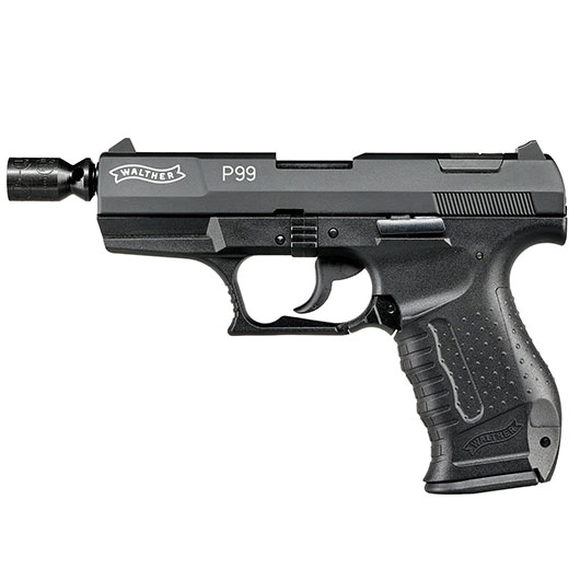 Walther P99 Schreckschuss Pistole 9mm P.A.K. schwarz inkl. Walther Platzpatronen Bild 10