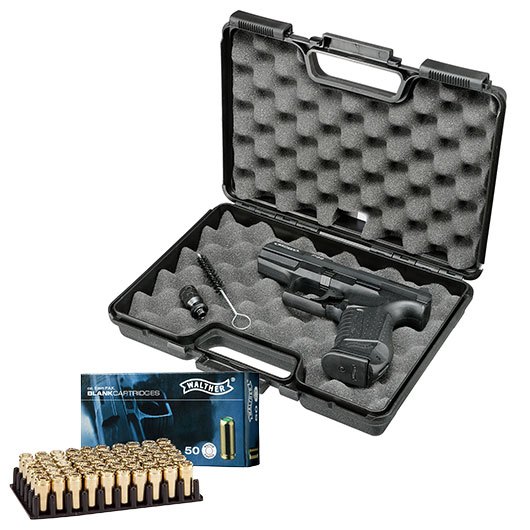 Walther P99 Schreckschuss Pistole 9mm P.A.K. schwarz inkl. Walther Platzpatronen Bild 4